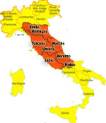 Operiamo nelle seguenti Regioni: Emilia Romagna, Toscana, Marche, Umbria, Lazio, Abruzzo, Molise.